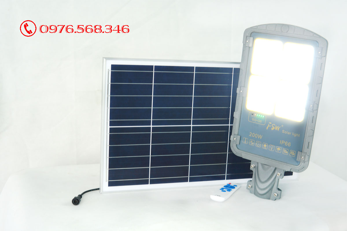 Đèn đường năng lượng mặt trời FSW 200W